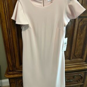 Calvin Klein Soft Pink Dress with matching Tommy Hilfiger shrug